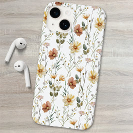 Boho akvarell vildblomma