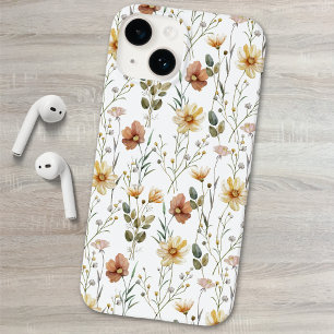 Boho akvarell vildblomma