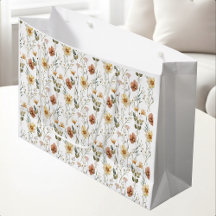 Boho akvarell vildblomma
