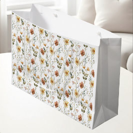 Boho akvarell vildblomma