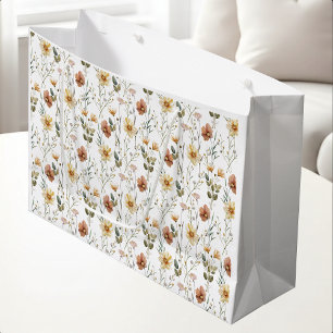 Boho akvarell vildblomma