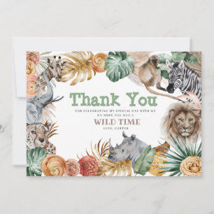 Boho Animal Safari - tackkort Tack Kort