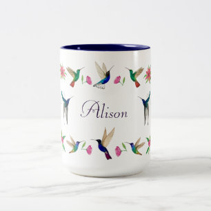 Boho Anpassningsbar Hummingbird Två-Tonad Mugg