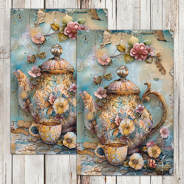 BOHO ANTIK TEKANN DECOUPAGE TISSUEPAPER