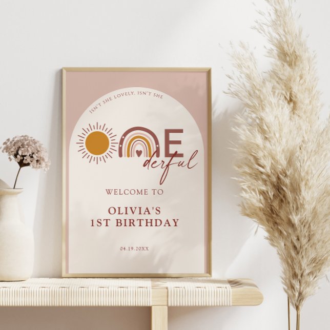 Boho är inte välkommen till första födelsedag poster (Skapare uppladdad)