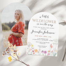Boho Arch A Little WildblomBaby Shower Photo
