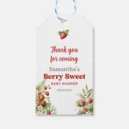 Boho Arch Berry Sweet Vild Strawberry tack Presentetikett