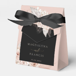 Boho arch bröllopsruta presentaskar