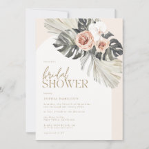 Boho Arch Dusty Blommigt Möhippa