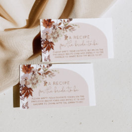 Boho arch fall möhippa recept tilläggskort