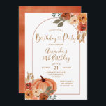 Boho Arch Fall Pumpkin Birthday 30th Party Inbjudningar<br><div class="desc">Boho Arch Fall Pumpkin Birthday 30th Party Invation perfekt för höst- eller fallinbjudan</div>