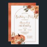 Boho Arch Fall Pumpkin Birthday 30th Party Inbjudningar<br><div class="desc">Boho Arch Fall Pumpkin Birthday 30th Party Invation perfekt för höst- eller fallinbjudan</div>