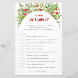 Boho Arch Sweet Strawberry över eller under baby