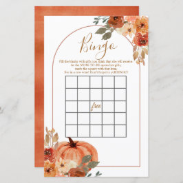 Boho arch Terracota Pumpkin Blommigt Bingo Games
