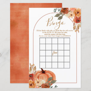 Boho arch Terracota Pumpkin Blommigt Bingo Games