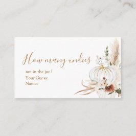 Boho Arch White Pumpkin Hur många enheter Tilläggskort