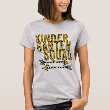 Boho Arrows Kindergarte Squad Personlig T-shirt