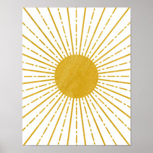 Boho Art Poster, Boho Wall Art, Sol Wall Art Poster