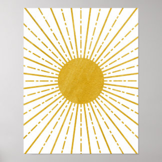 Boho Art Poster, Boho Wall Art, Sol Wall Art Poster