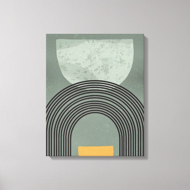 Boho art rainbow canvastryck (Framsida)