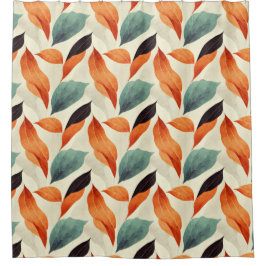Boho artistic orange blue black löv