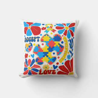 Boho Autism Awareness Kudde