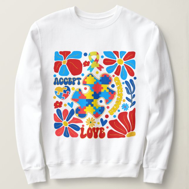 Boho Autism Awareness T Shirt (Design framsida)