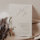 Boho Autumn Beige Ingenting Finare Just Kärlek Brö Inbjudningar<br><div class="desc">Vi presenterar vår häpnadsväckande nyck hösten utan något finare bara kärlek bröllopsinbjudan, som innehåller en enkel och modern design som återspeglar naturens skönhet. Med pressade vattenfärgsblommor och terracotta löv fångas kärnan av oktober månads brända orange, och man skapar en minimalistisk men klassisk design som utstrålar värme och charm. Utformningen har...</div>