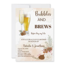 Boho Autumn Bubble & Brews Par Shower