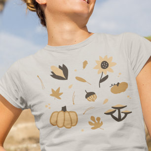 Boho Autumn-Thned T Shirt