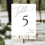Boho Autumn Wildblomma | BORDSNUMMER<br><div class="desc">Vi presenterar vår fantastiska boho-höstblomma | Bordsnummer, som är ett enkelt och modernt mönster som återspeglar naturens skönhet. Med pressade vattenfärgsblommor och terracotta löv fångas kärnan av oktober månads brända orange, och man skapar en minimalistisk men klassisk design som utstrålar värme och charm. Utformningen har en liten elegans som inspirerar...</div>