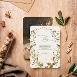 Boho Autumn Wildblomma | Botaniskt Bröllop Inbjudningar<br><div class="desc">Rustiskt torkat gräs, löv och vintage torkade pressade vilda blommor. Sage grönt löv, rost kopparaccenter och blommigt jordtoner ger paletten en naturlig och ekologisk känsla. Medan neutralt champagne och vit tillför lite elegans och sofistikering. Mutta toner behållor det minsta - ​ perfekt för utomhusboho, skogsbruk och höstträdgårdsevenemang. Denna samling fångar...</div>