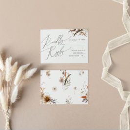 Boho Autumn Wildblomma | OSA KORT