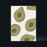Boho Avocado Mönster Tropical Summer Print<br><div class="desc">Lägg till en boho-accent på väggen med den här sommarutskriften med avokado-utskrift. Den här boho-utskriften blir också perfekt som gåva. Para med matchande utskrifter.</div>