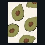 Boho Avocado Mönster Tropical Summer Print Poster<br><div class="desc">Lägg till en boho-accent på väggen med den här sommarutskriften med avokado-utskrift. Den här boho-utskriften blir också perfekt som gåva. Para med matchande utskrifter.</div>