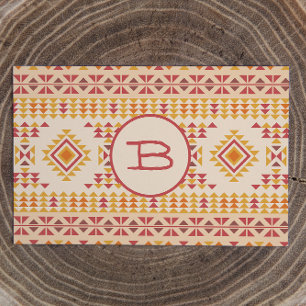 Boho Aztec Mudcloth Visitkort