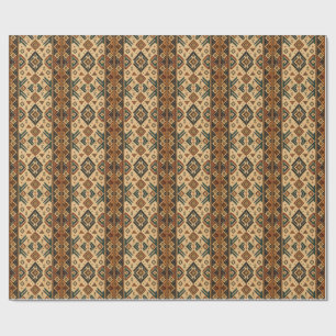 Boho Aztec Tribal Mönster Köksförkläde Rustik S Presentpapper