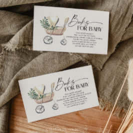 Boho Baby Barnvagn Kön Neutral Bokar för Baby Tilläggskort