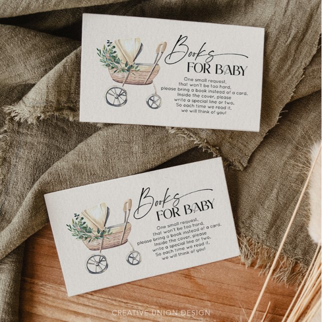 Boho Baby Barnvagn Kön Neutral Bokar för Baby Tilläggskort (Skapare uppladdad)