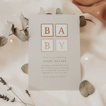 Boho Baby blockerar enkel modern Terracotta |
