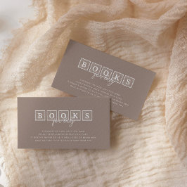 Boho Baby Blocks Neutralt Bokar för Baby Tilläggskort
