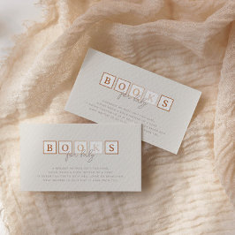 Boho Baby Blocks Terracotta Bokar för Baby Tilläggskort