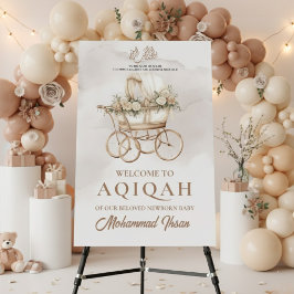 Boho Baby Carriage Aqiqah Unisex Muslim Newborn