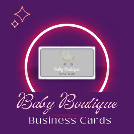Boho Baby Carriage Boutique New York Visitkort