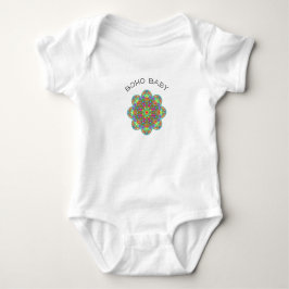 Boho Baby Flower Mandala One Biet Bodykostym T Shirt