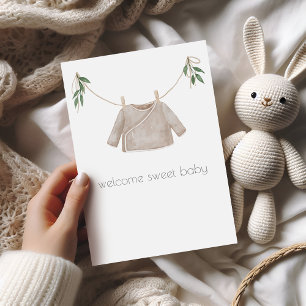 Boho Baby Grattiss Card Kort