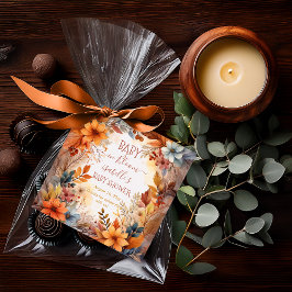 Boho Baby i Bloom Fall Blommigt Ram Baby Shower Gåvor Etiketter