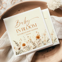 Boho Baby i Bloom Wildblomme Baby Shower
