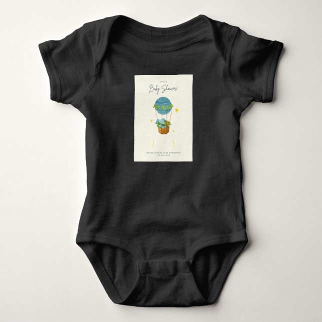 Boho Baby Kroppsstrumpa, |Ett-Piece T Shirt (Framsida)