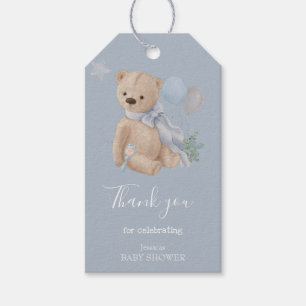 Boho baby nalle Gift Märkres Presentetikett